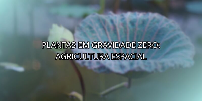 Plantas Em Gravidade Zero: Agricultura Espacial